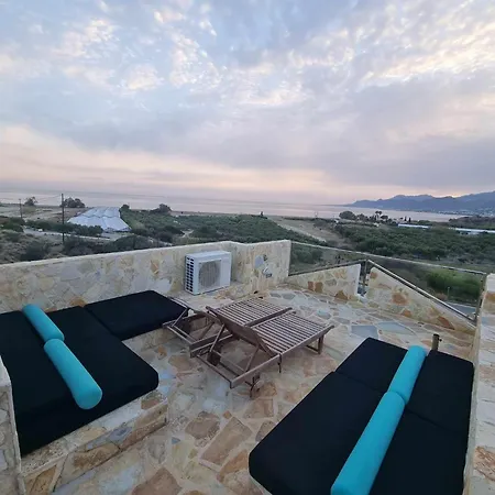 Luxury House Makry Gialos 300m To The 7 Pers בית נופש *
